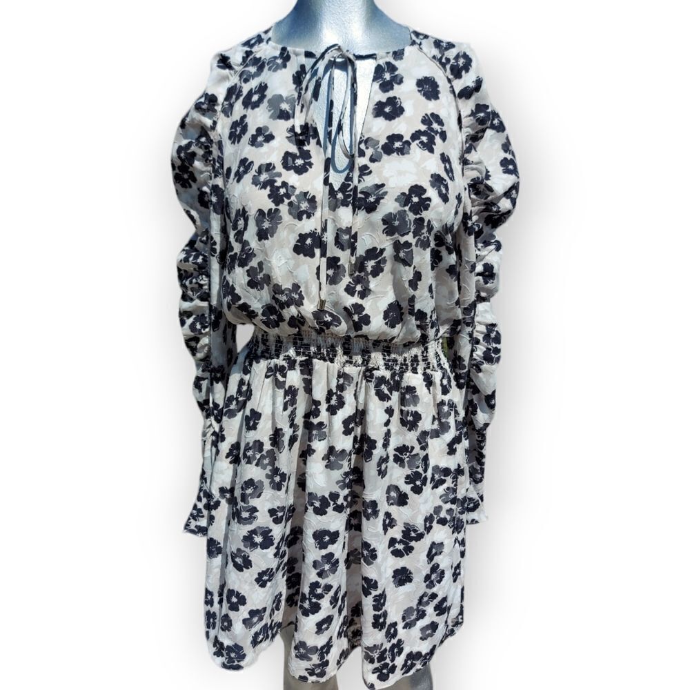 Ted Baker White Black Felici Dress Size 4 - Picture 7 of 16